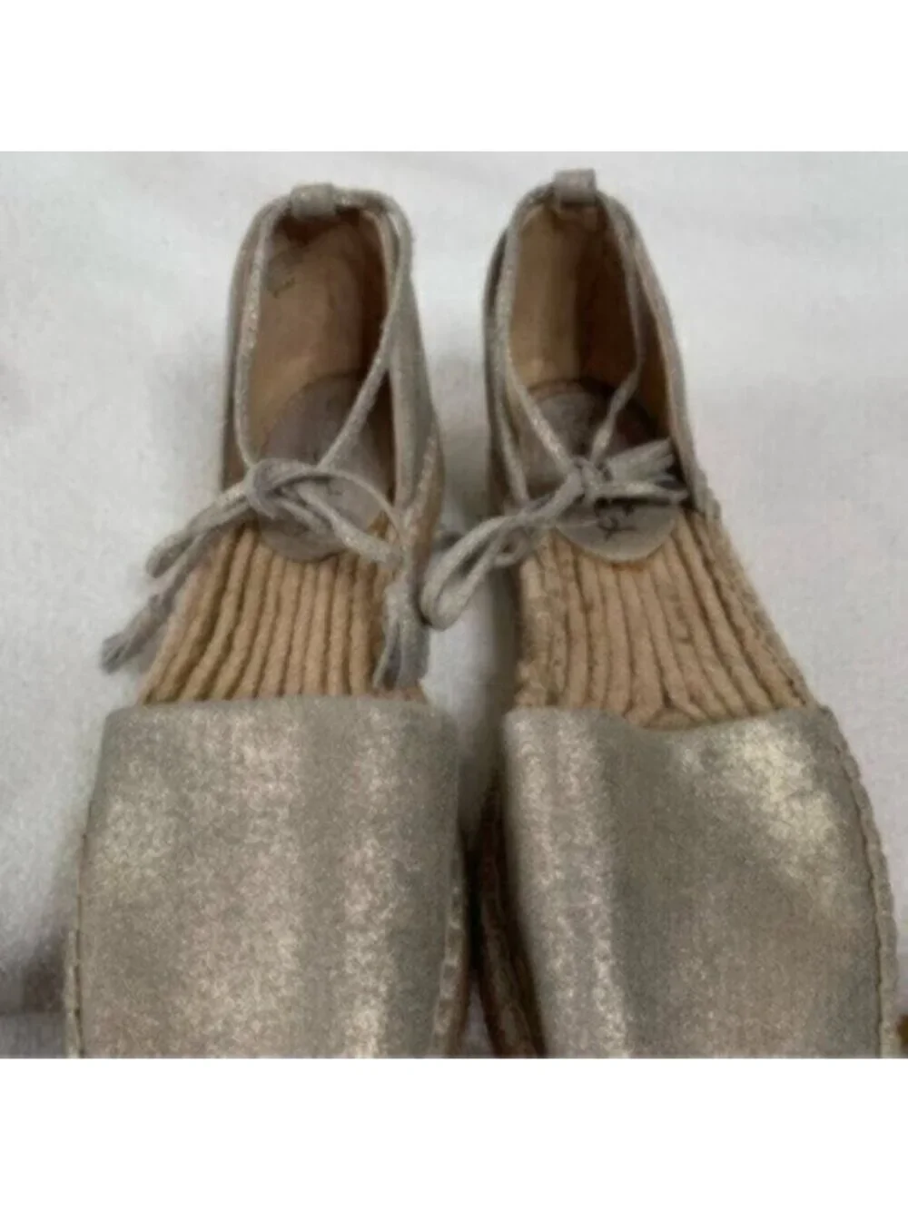 Splendid Edna Gold Tone Espadrilles